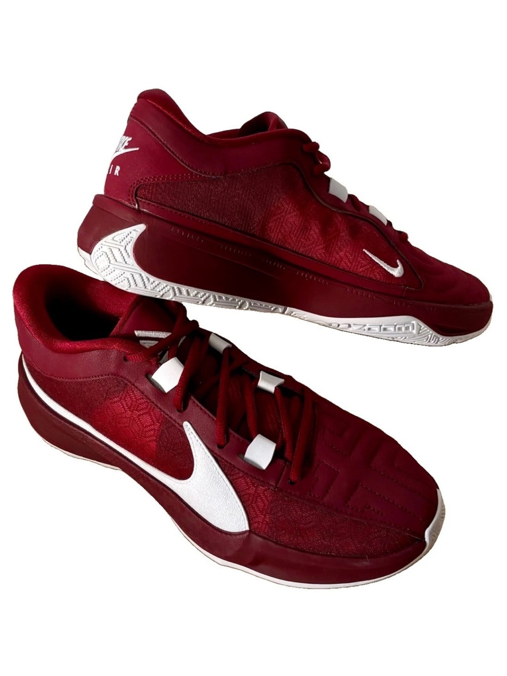 Nike Giannis Air Zoom Freak 5 TB PROMO Basketball Shoes 10.5 Team Red FN7089-602